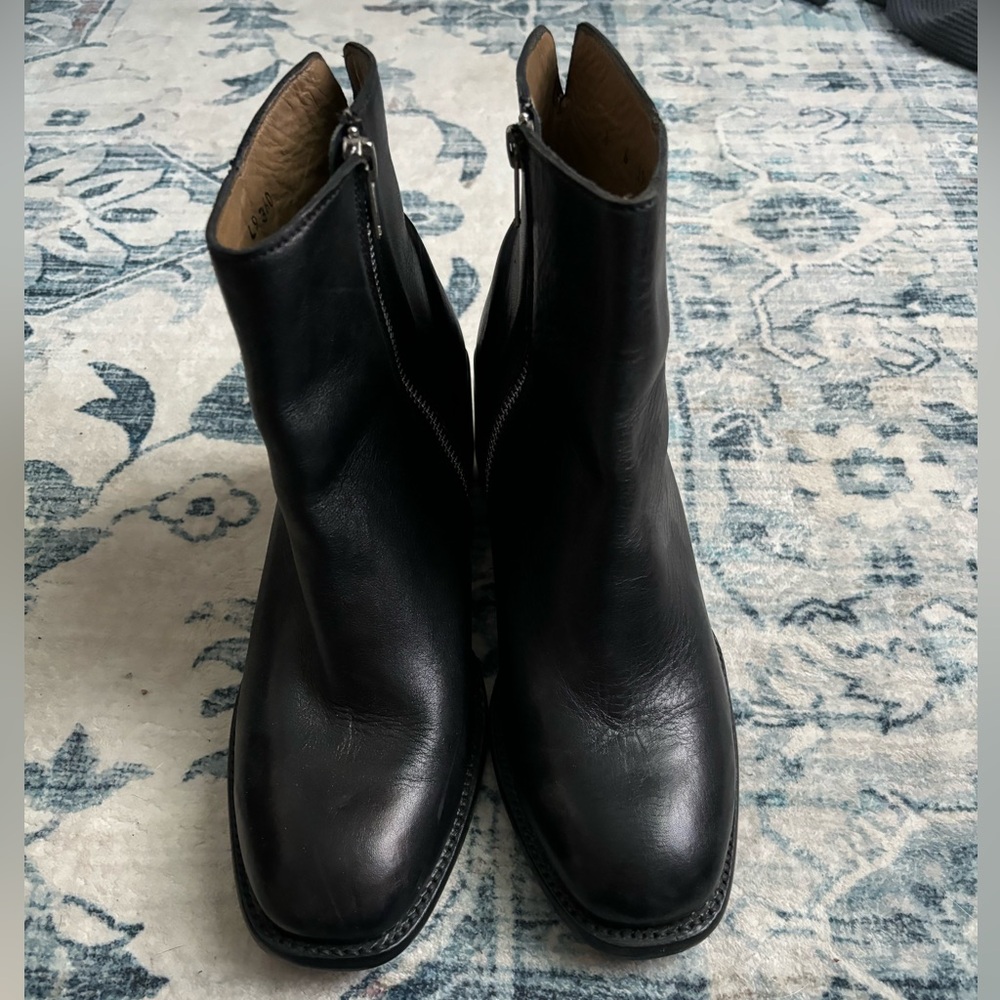 SUTRO made in San Francisco Black Leather boots